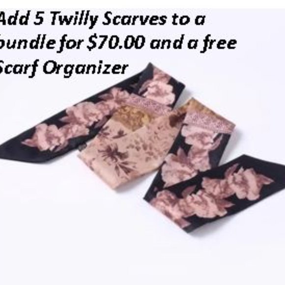 Zodiac Cancer - Thin Purse Scarf / Hairband / Scarf - #116 / 5 for $70 - Picture 7 of 7